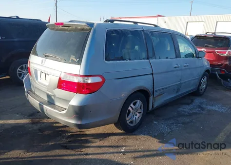2007 Honda Odyssey Ex-L z USA, uszkodzony, nr VIN 5FNRL38657B092792